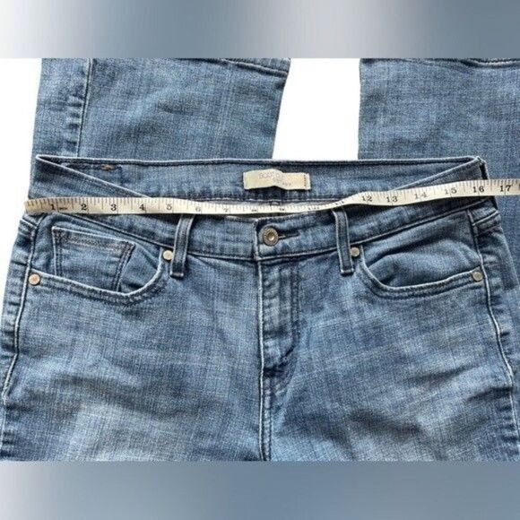 Levi’s 515 Jeans Womens 10M Bootcut Stretch Mid Rise Medium Wash Blue - Picture 5 of 8